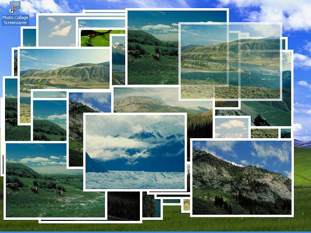 Photo Collage Screensaver 1.5.2 screenshot